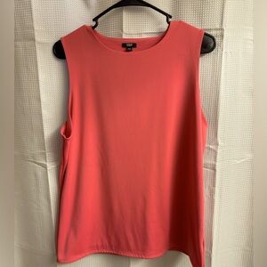 Express Coral Sleeveless Tee
